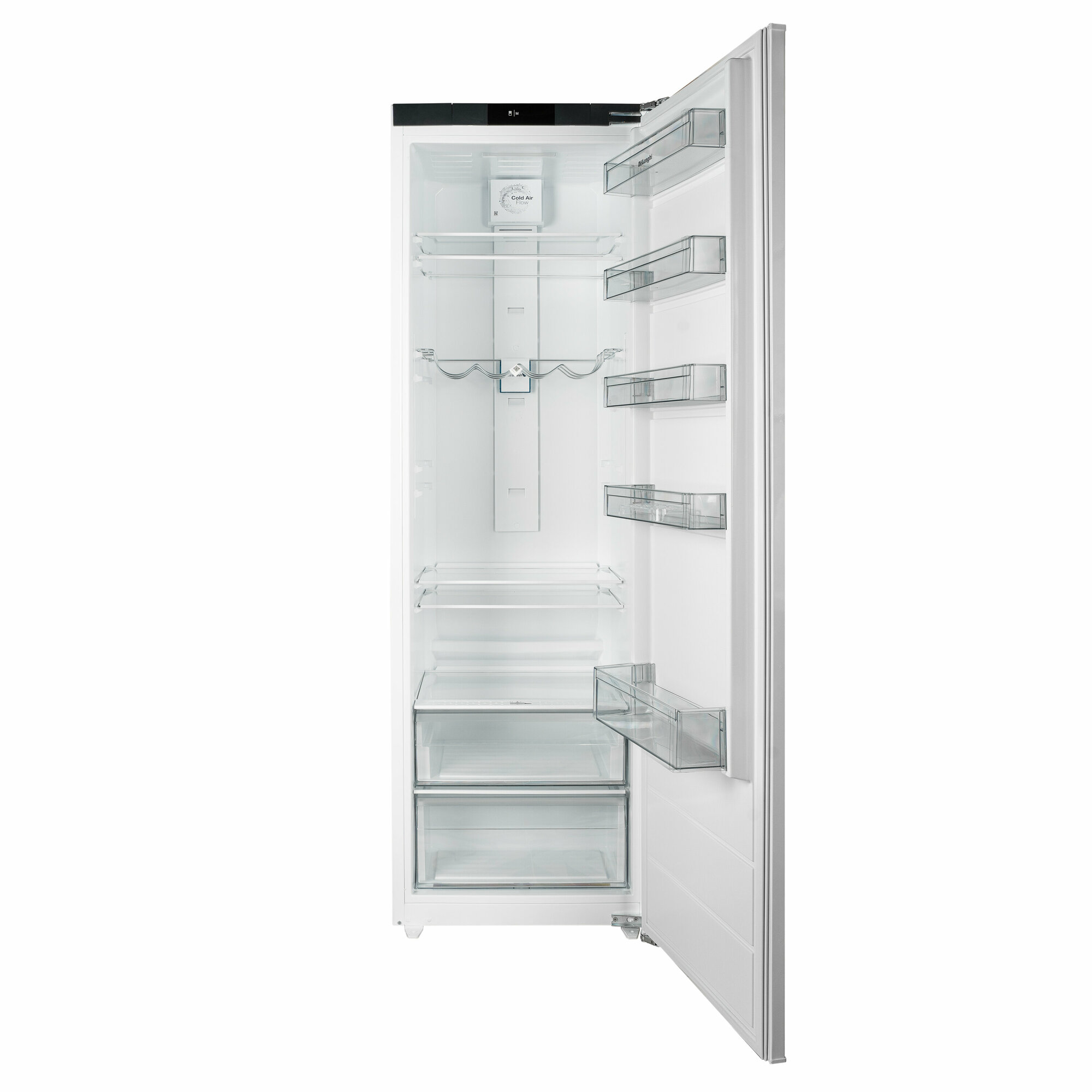 Встраиваемый холодильник DeLonghi DLI 17SE MARCO, однокамерный, белый, объем 300 л, антибактериальное покрытие - фотография № 2