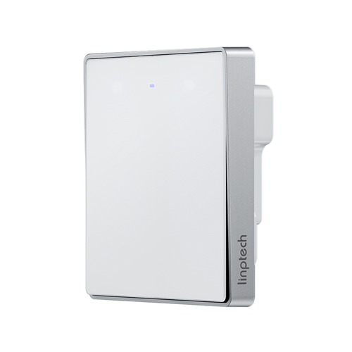 Умный выключатель одноклавишный Xiaomi Linptech Glass Panel Smart Switch E1 Single Fire White (QE1GSB-W1 MI) умный выключатель двухклавишный xiaomi mijia smart switch ble single fire white dhkg02cm