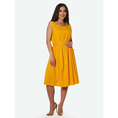 Сарафан Тамбовчанка, размер 46, желтый платье тамбовчанка размер 46 желтый горчичный