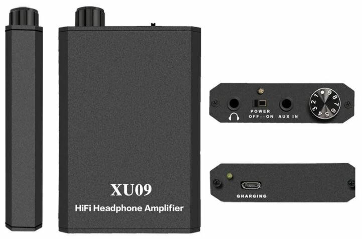 Портативный HiFi усилитель звука с аккумулятором XU09