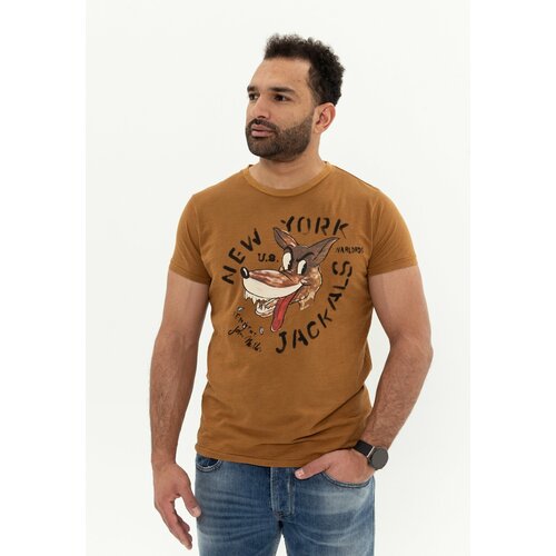 Футболка Bowery NYC, размер S, горчичный