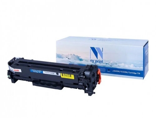 Картридж NV Print NV-CE410X/CC530A/NV-718 Black для Hewlett-Packard LaserJet Color M351a/M375nw/M451dn/M451dw/M451nw/M475dn/M475dw/CP2025/CP2025dn/CP2025n/MFP-CM2320fx/CM2320n/Canon i-SENSYS LBP-7200Cdn/7210Cdn/7660Cdn/7680Cх/MF8330Cdn/834