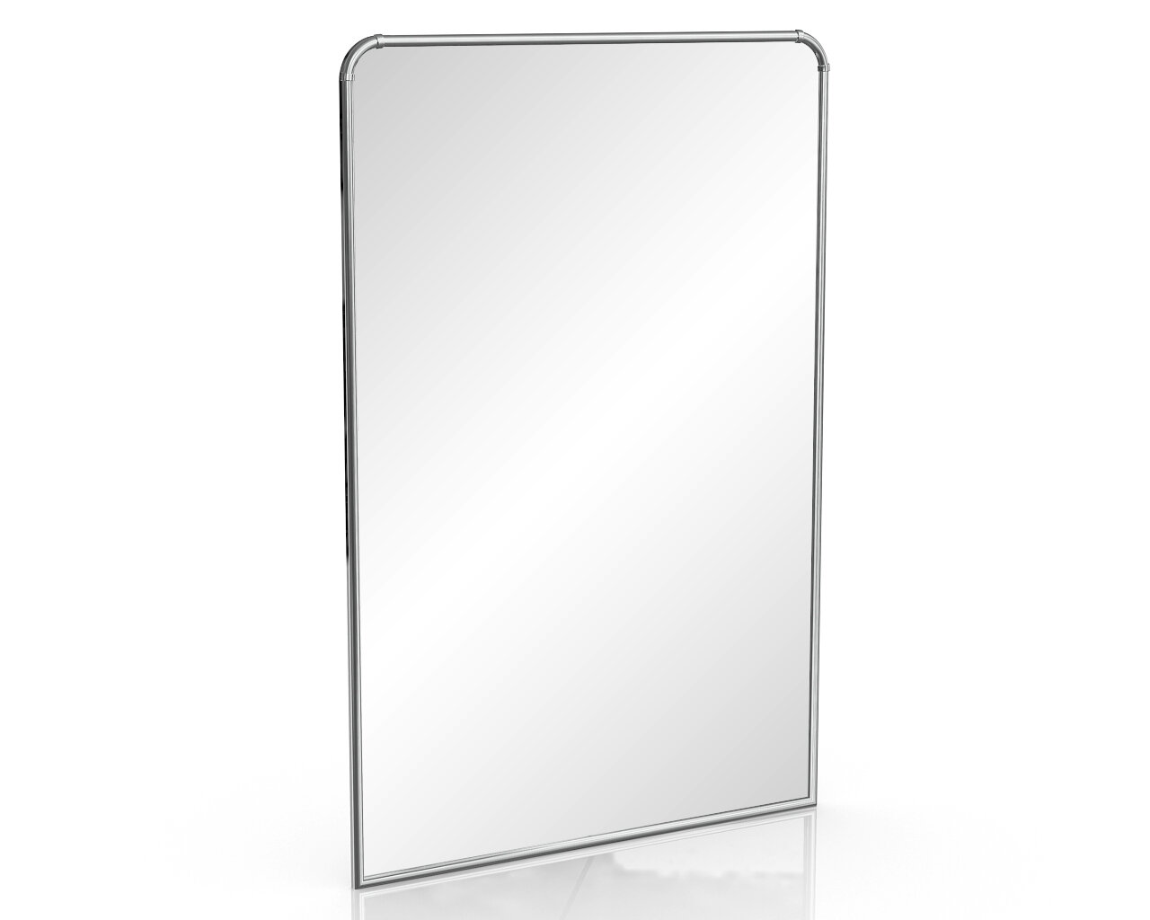 Зеркало 33Р2 серебро, ШхВ 40х60 см., зеркало для ванной комнаты - фотография № 1