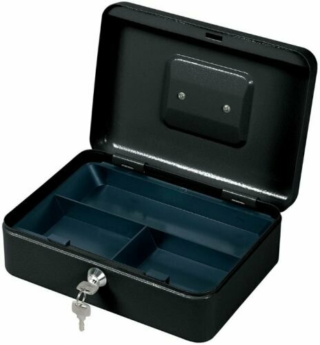 Денежный ящик Cactus CS-CB-003 чёрный 90x250x180