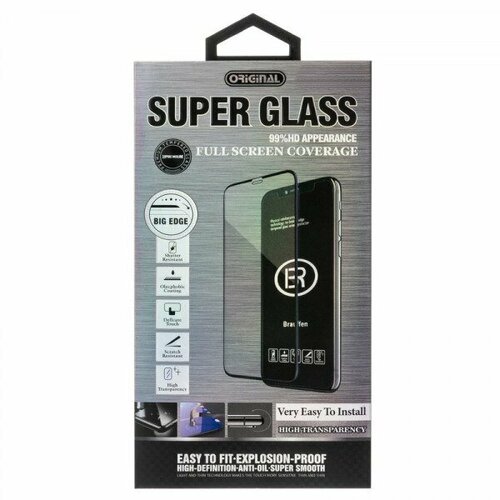 Защитное стекло Brauffen SUPER GLASS (5D) для Apple iPhone 14 pro / Айфон 14 про (6.1