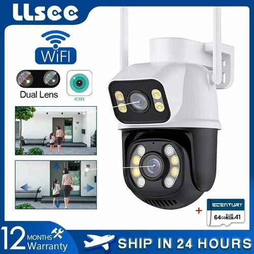 Поворотная уличная камера видеонаблюдения 8МП Wifi A28 419900₽