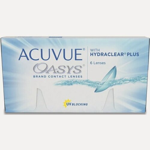 Изображение товара Контактные линзы Acuvue Johnson & Johnson Oasys with Hydraclear (6 шт / -02,50 / 8.8)