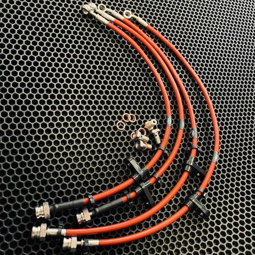 Toyota Camry V40 2006-2011 Комплект армированных тормозных шлангов