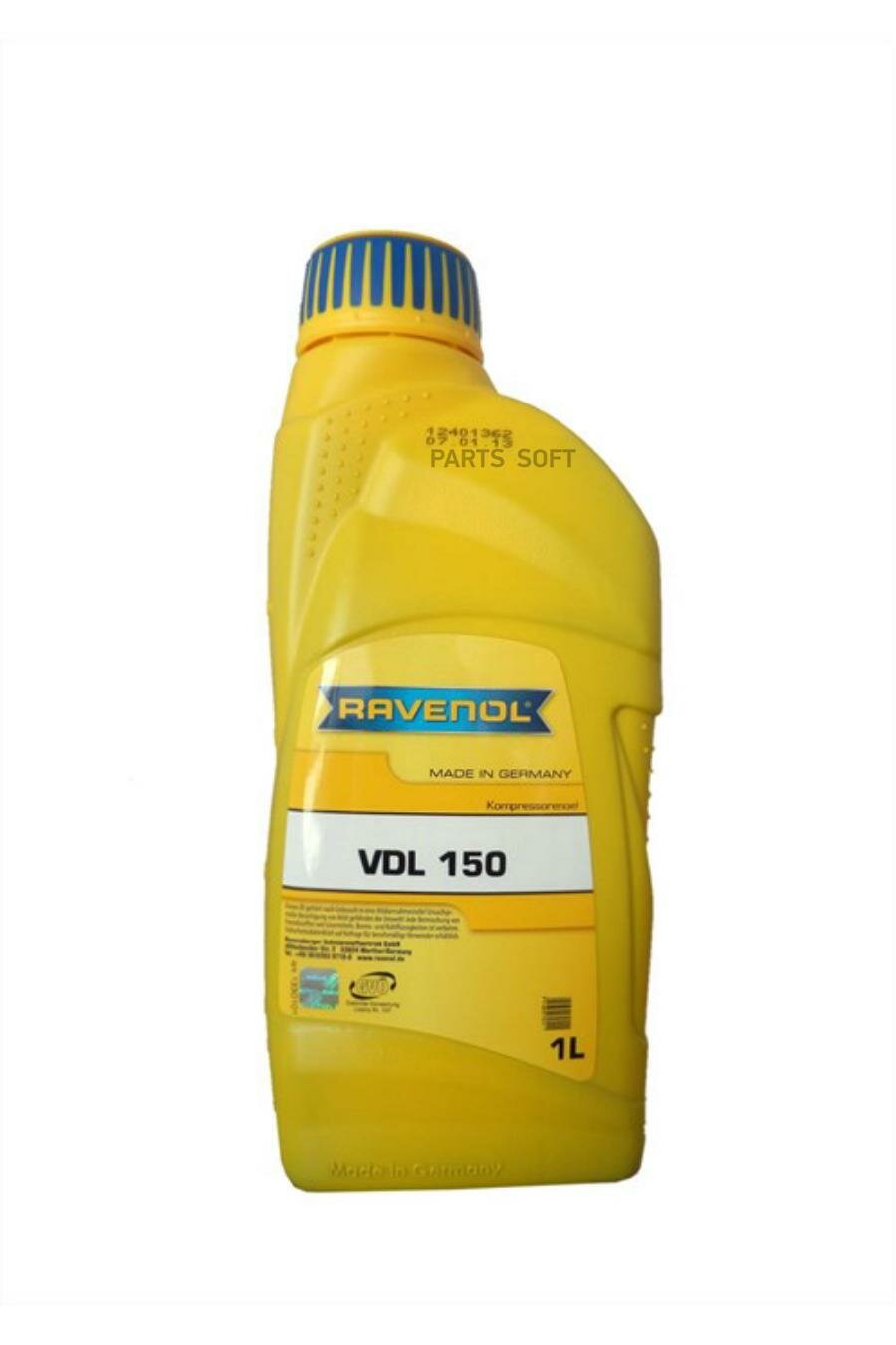 Масло Компрессорное Vdl 150 1л Ravenol арт 1330101001