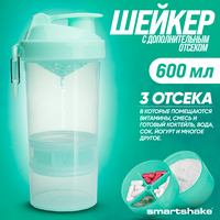 Шейкер SmartShake ORIGINAL2GO 600ML - MINT GREEN