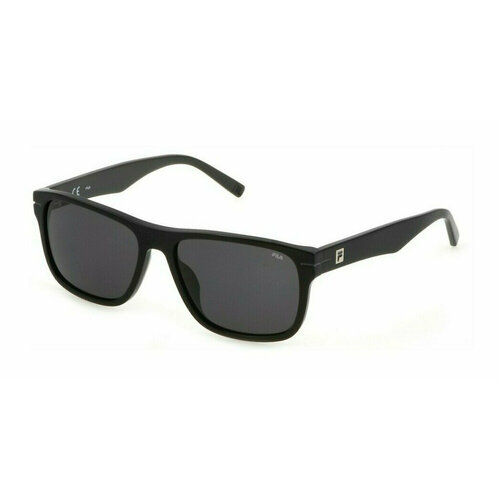 Солнцезащитные очки Fila SFI208 0700, прямоугольные, для мужчин, черный