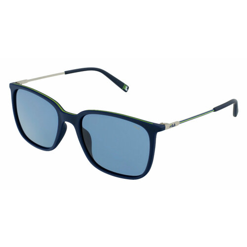 Солнцезащитные очки Fila SF9393 C03P, прямоугольные, для мужчин, голубой