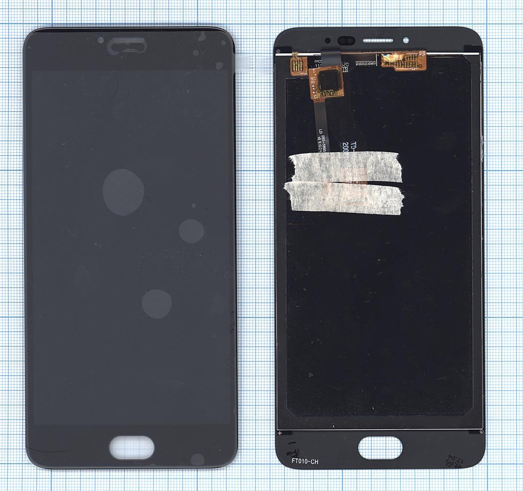 Дисплей (модуль) для телефона Meizu M3 Note M681H, черный