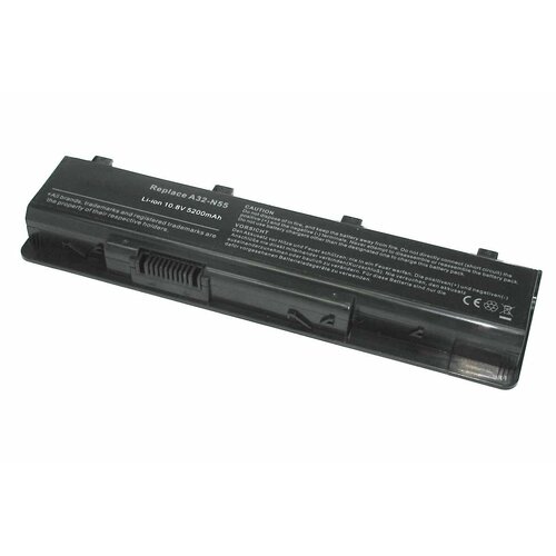 Аккумулятор для ноутбука Asus N45, N55, N75 Series. 10.8V 5200mAh A32-N45, A32-N55 аккумулятор для ноутбука asus n45 n55 n75 series 10 8v 5200mah a32 n45 a32 n55