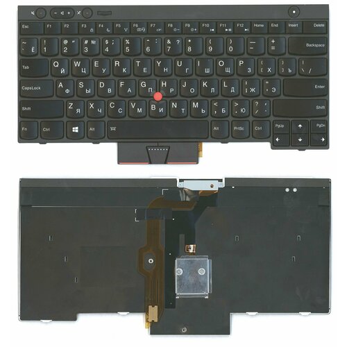 Клавиатура для ноутбука Lenovo ThinkPad T430 T430I X230 T530 L430 L530 черная с подсветкой клавиатура для ноутбука lenovo thinkpad p15 t15g черная с трекпоинтом