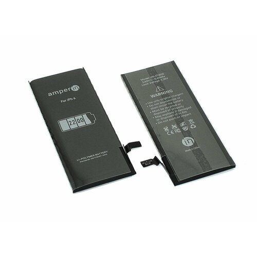 Аккумуляторная батарея Amperin для Apple iPhone 6 3,82V 2200mAh аккумуляторная батарея amperin для ноутбука asus x550vl 2200mah