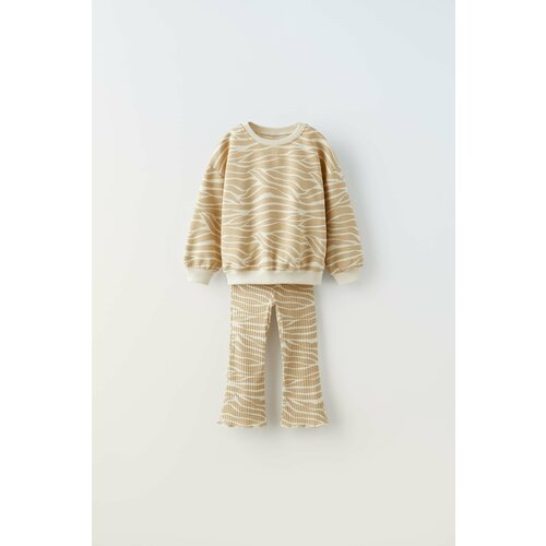 Комплект одежды Zara, размер 4-5 лет (110 cm), бежевый