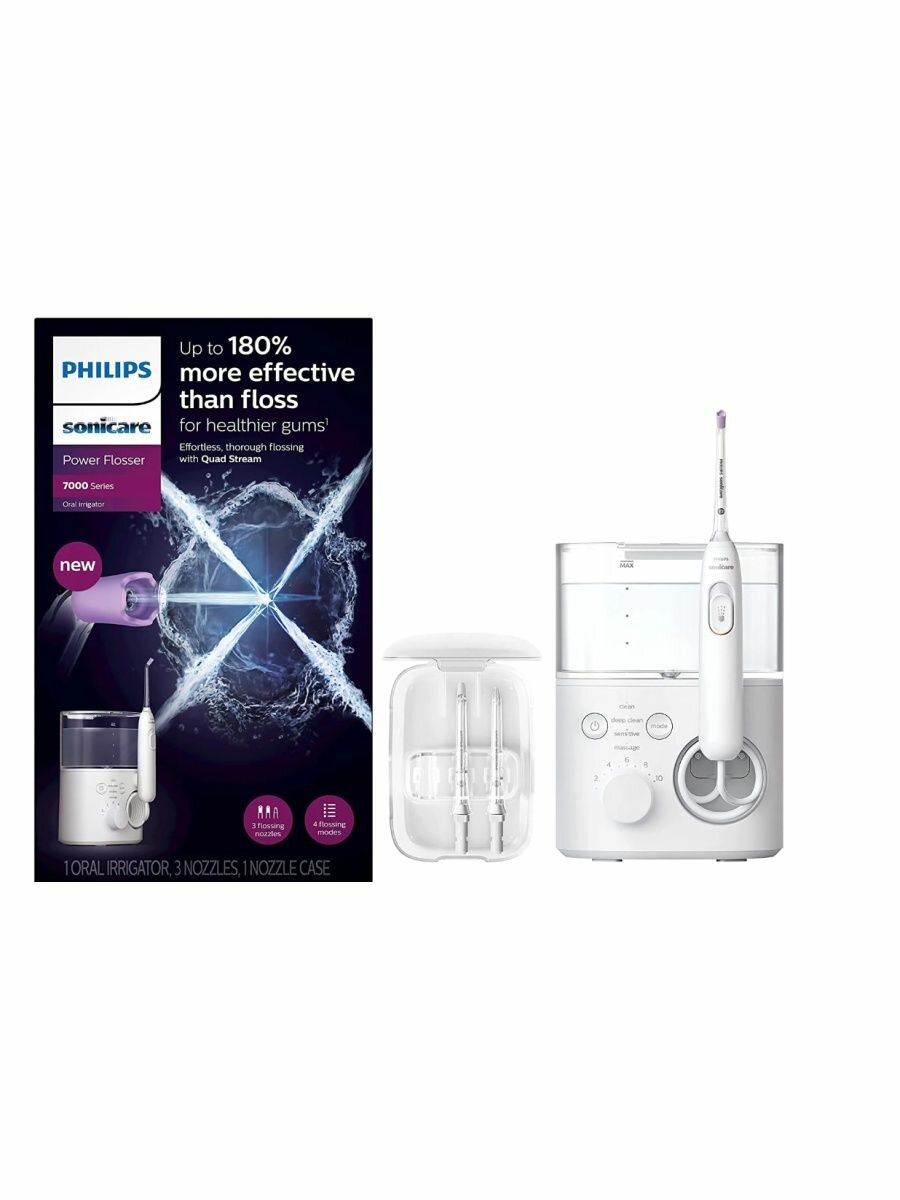 Ирригатор Philips Sonicare Power Flosser 7000 HX3911 - фото №16