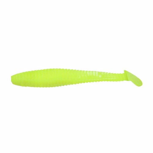 Виброхвост YAMAN PRO Flatter Shad, р.4 inch, цвет #02 - Chartreuse (уп. 5 шт.)