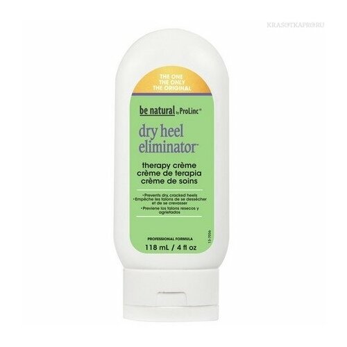 BE NATURAL, Увлажняющий крем для сухой кожи рук и ног, заживляющий трещины, Dry Heel Eliminator, 120 г