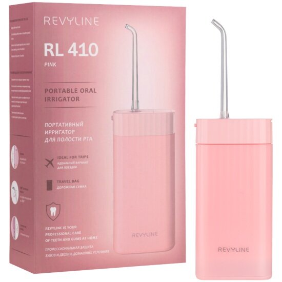 Портативный ирригатор REVYLINE RL 410, розовый - фотография № 16