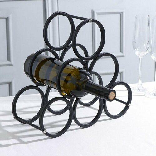 Подставка для бутылок Моно 315 285 125 см цвет чёрный 4000₽