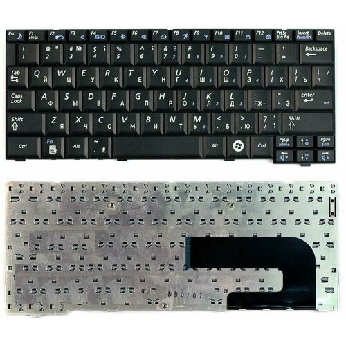 клавиатура для ноутбука samsung n120 n510 белая Клавиатура для ноутбука Samsung N120 N510 черная