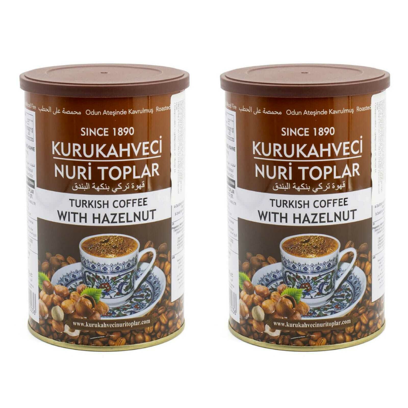 фото Кофе молотый Kurukahveci Nuri Toplar Findikli фундук ароматизированный, 250 г, 2 шт