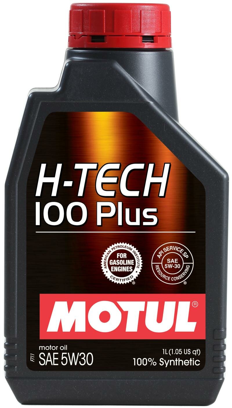 Масло моторное синтетическое Motul H-TECH 100 PLUS SP 5W-30 (1л) MOTUL-5W30-HT-1L