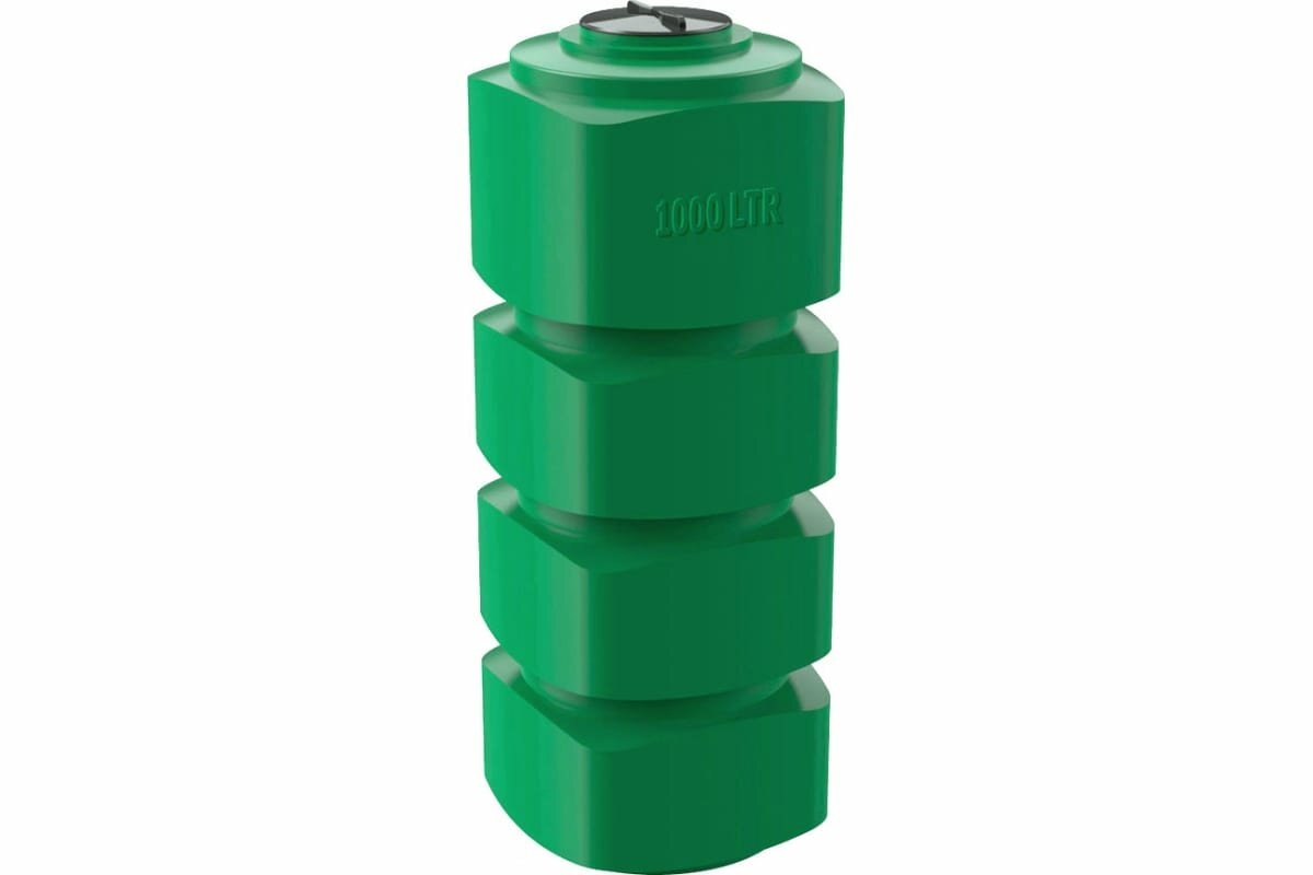 Емкость Polimer group F 1000 литров, зеленая - фотография № 3
