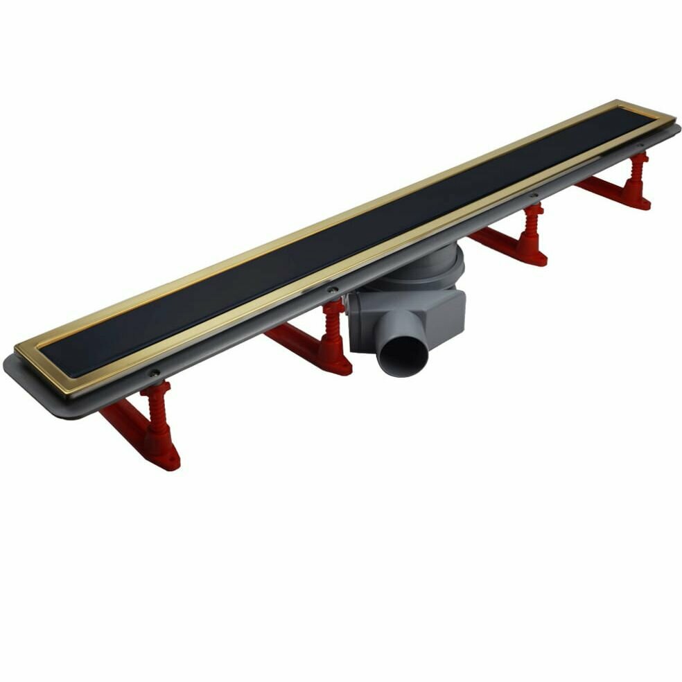 Душевой лоток Pestan Confluo Premium Line 750 Black Glass Gold (13100117)