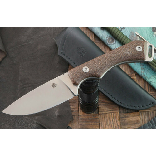 нож qsp qs136 a legatus Нож с фиксированным лезвием QSP Knife Workaholic QS124-A, сталь Bohler N690, рукоять микарта