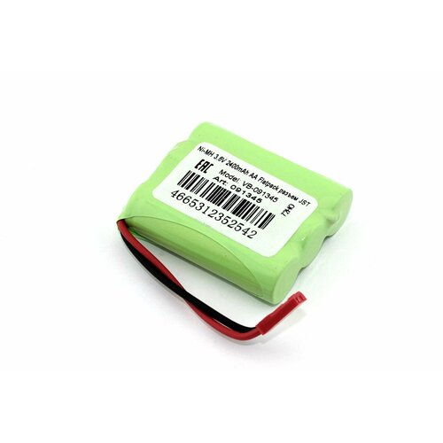 Аккумулятор Ni-MH 3.6V 2400mAh AA Flatpack разъем JST аккумулятор ni mh 6v aa 2400mah для игрушек разъем yp