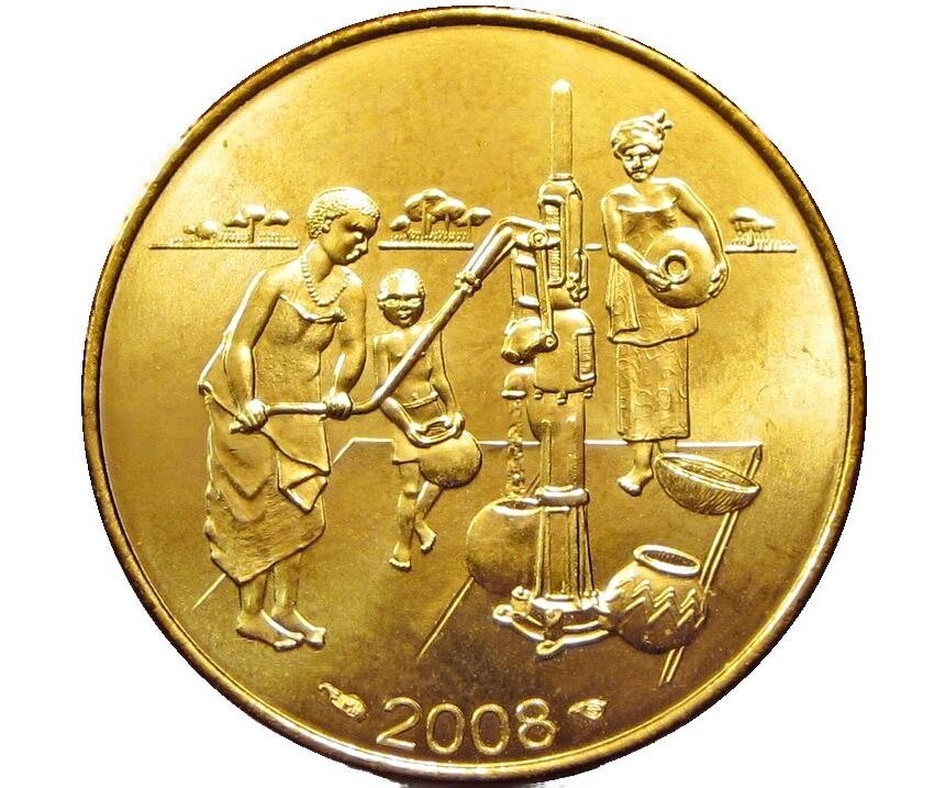 10 франков 2008 Западная Африка, UNC