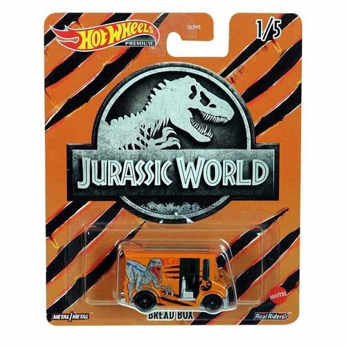 фото Dlb45-hcn98 машинка игрушка hot wheels premium jurassic world металлическая коллекционная bread box