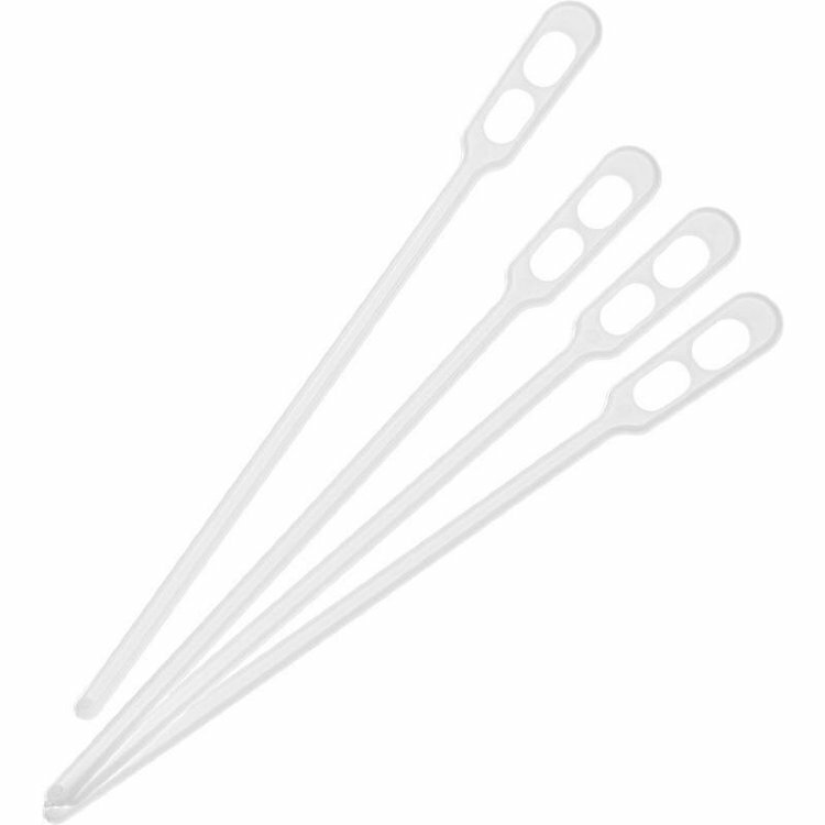 Размешиватель одноразовый пластиковый белый L-11см уп/500шт для кофе, чая