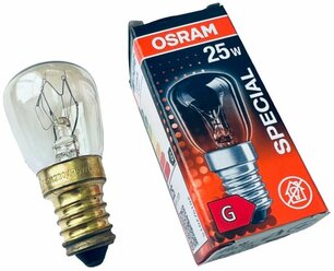 Лампочка духового шкафа 25W 300C цоколь E14 - OSRAM для плиты универсальная