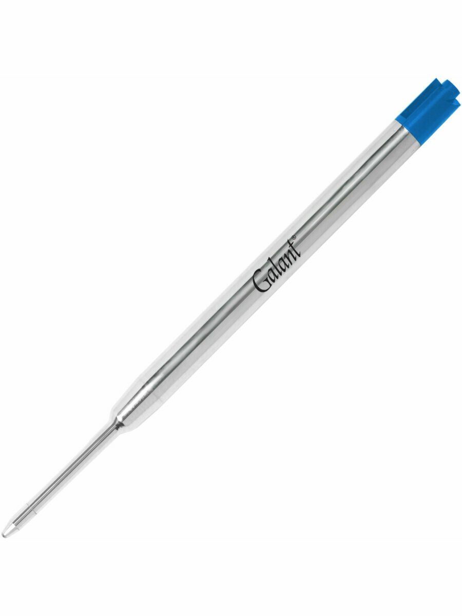 Стержень шариковый тип Parker, Синий, пишущий узел 1 мм, металл, 98 мм, блистер, Galant, 170383