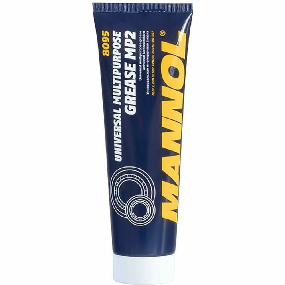 фото MANNOL MP2 Universal Multipurpose Grease "SCT" / Пластич. смазка на мин. основе 230 гр.