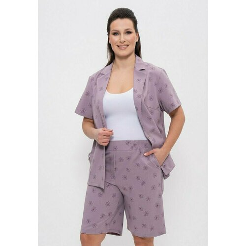Комплект одежды CLEO, размер 52, фиолетовый