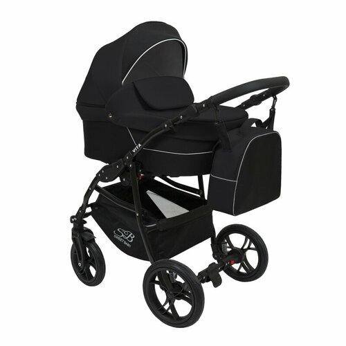 Коляска 2 в 1 Sweet Baby 426742 Vita Black New