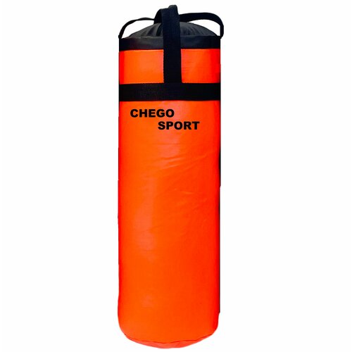 Груша боксерская ChegoSport Orange Flame Style 5018. 50*18см. Цвет: Оранжево-Черный