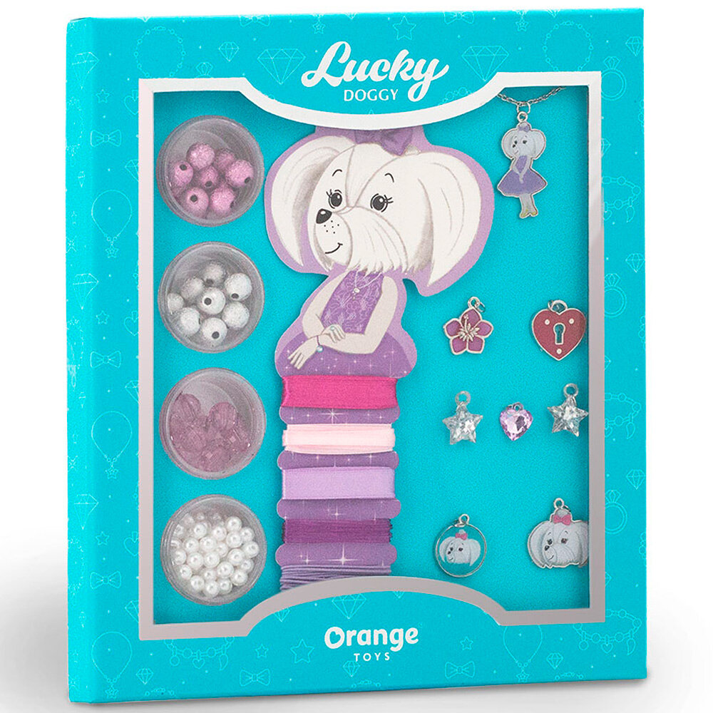 Orange Набор для создания украшений Lucky Doggy "Мальтезе" - фотография № 3