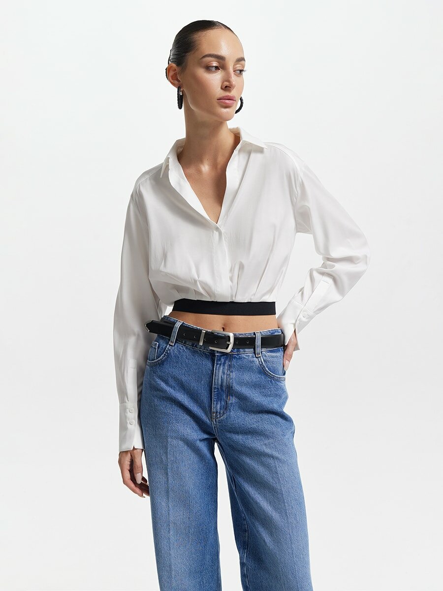 фото Рубашка укороченная женская LOVE REPUBLIC 3358026360