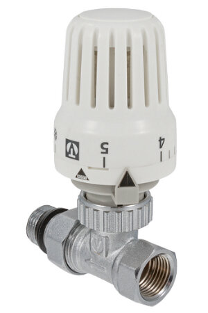 фото Клапан термостатический с термоголовкой 1/2' прямой VALTEC VT.048. N.04
