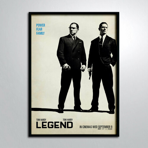 Постер в раме/Легенда Том Харди Минимализм Legend