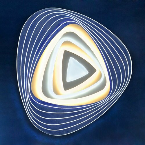 Светильник светодиодный акриловый 500мм 200W B2030 100W*2 white с пультом