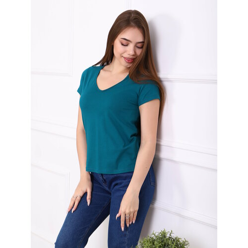фото Футболка ivcapriz, размер 46, зеленый