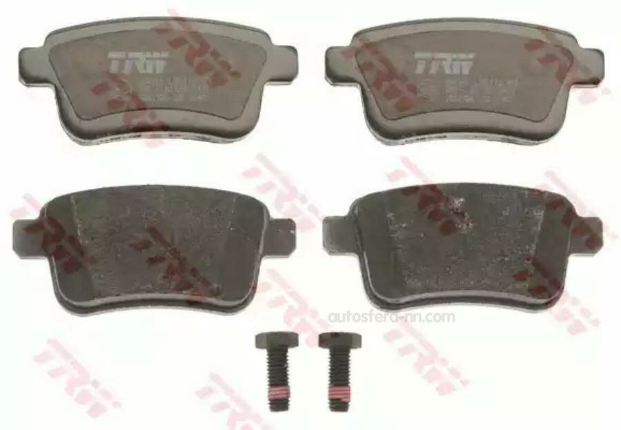 TRW GDB1786 Колодки зад. RENAULT KANGOO 08=>