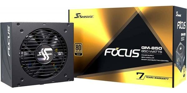 Блок питания ATX SeaSonic SSR-850FM 850W, 80 Plus Gold, 120mm fan, semi-modular - фото №6